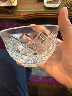 Tipperary small glass cut crystal bowl